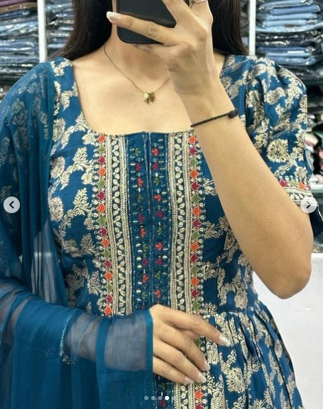 Beautiful New Designer Top Sharara With Dupatta