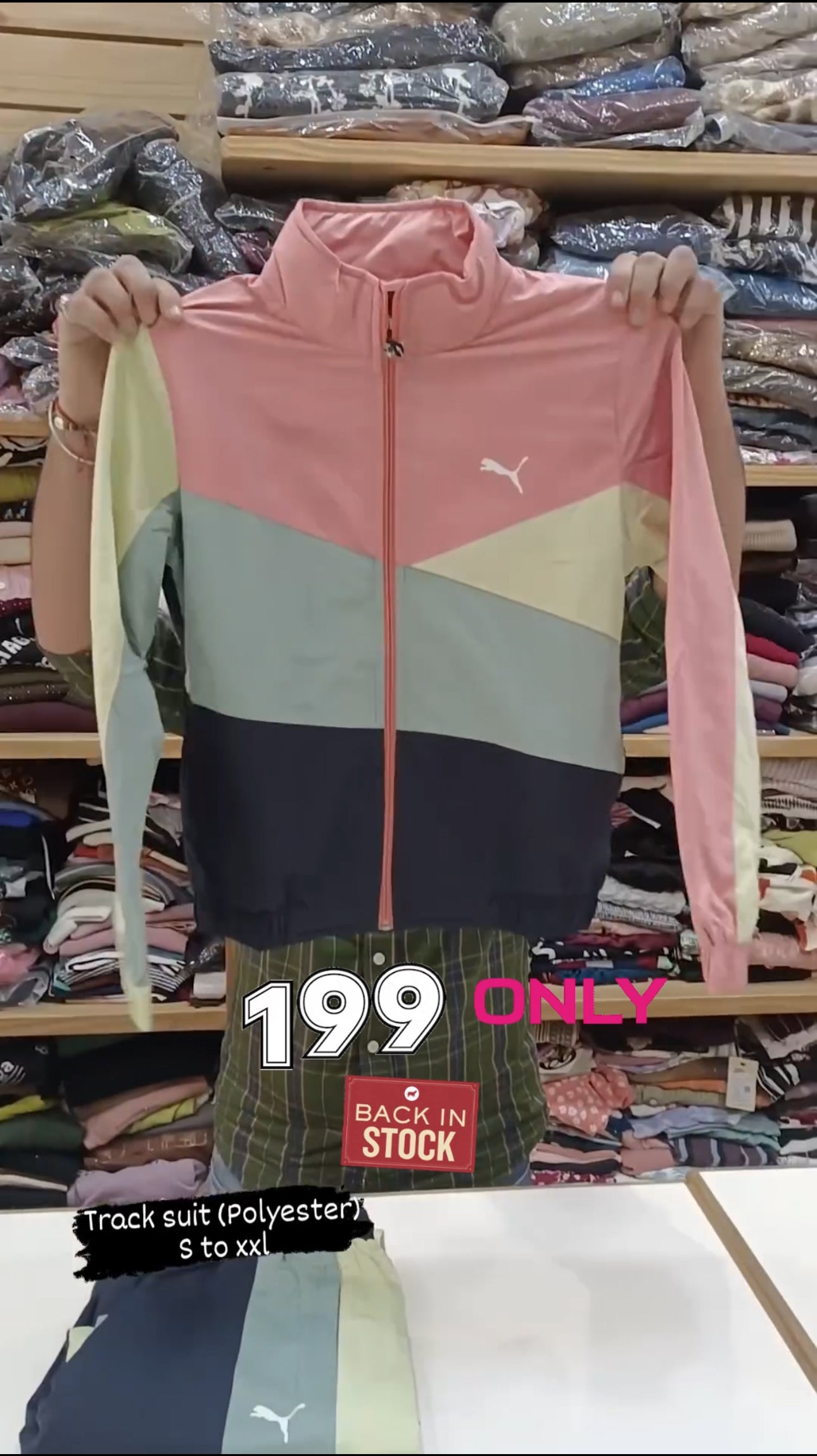 Colorblock All Size Track Suit