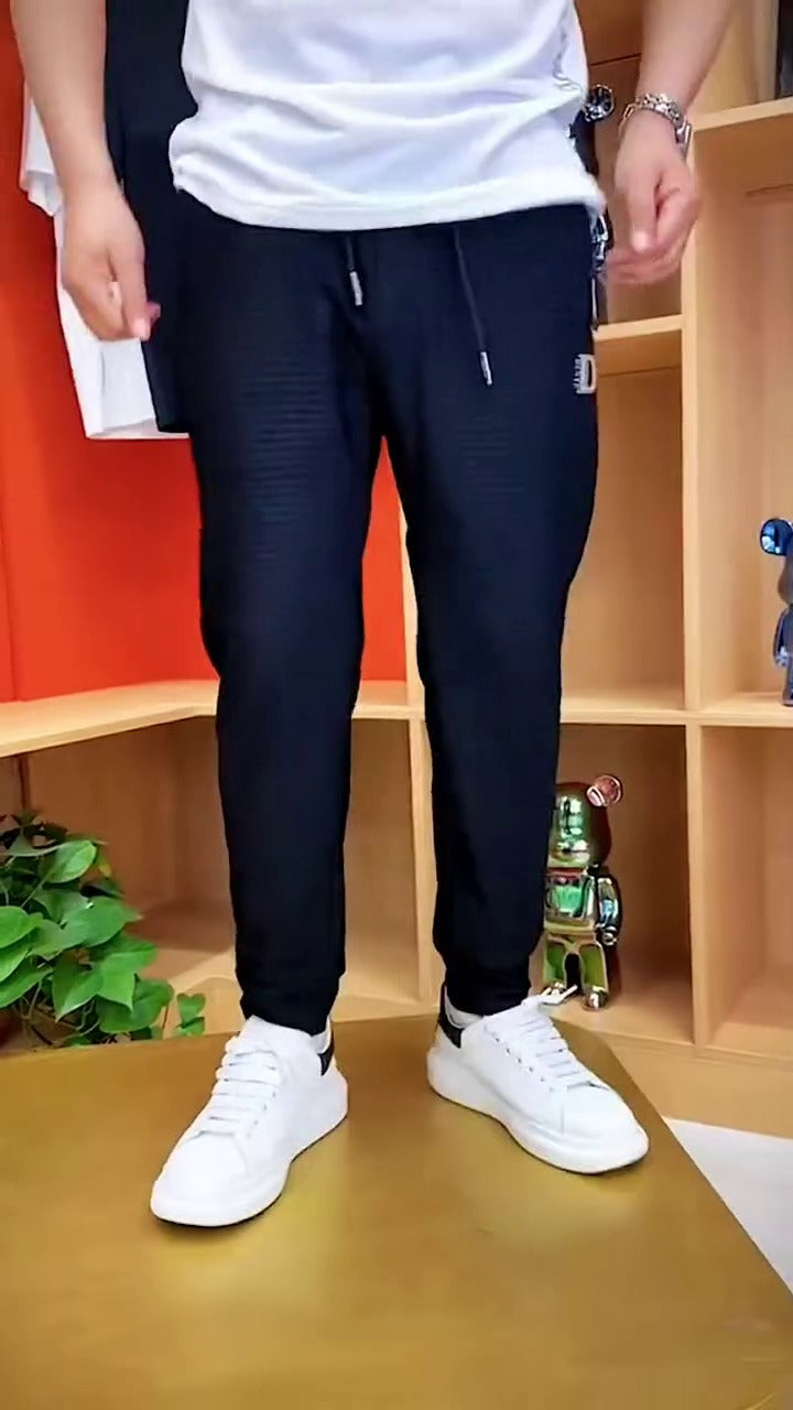 Men's Solid Pure Cotton Joggers