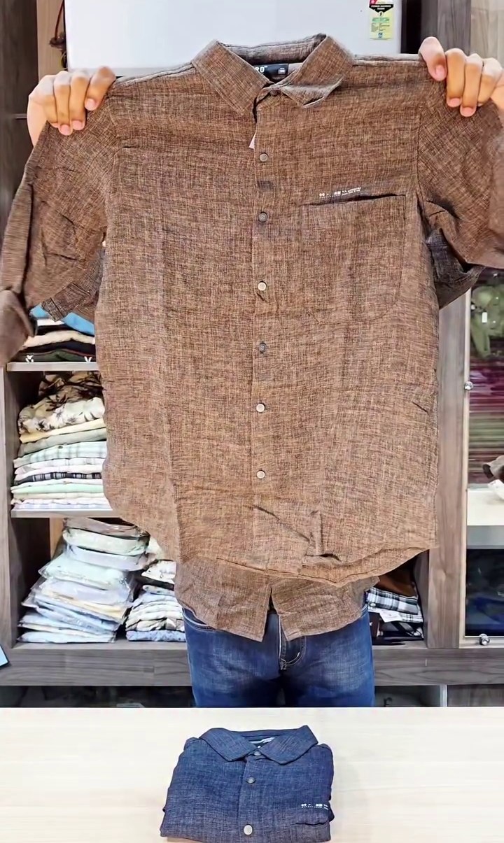 Men and Boys Short Sleeves Collared Neck Button Front Textured Nilan Cottan Regular Fit Holiday Shirts